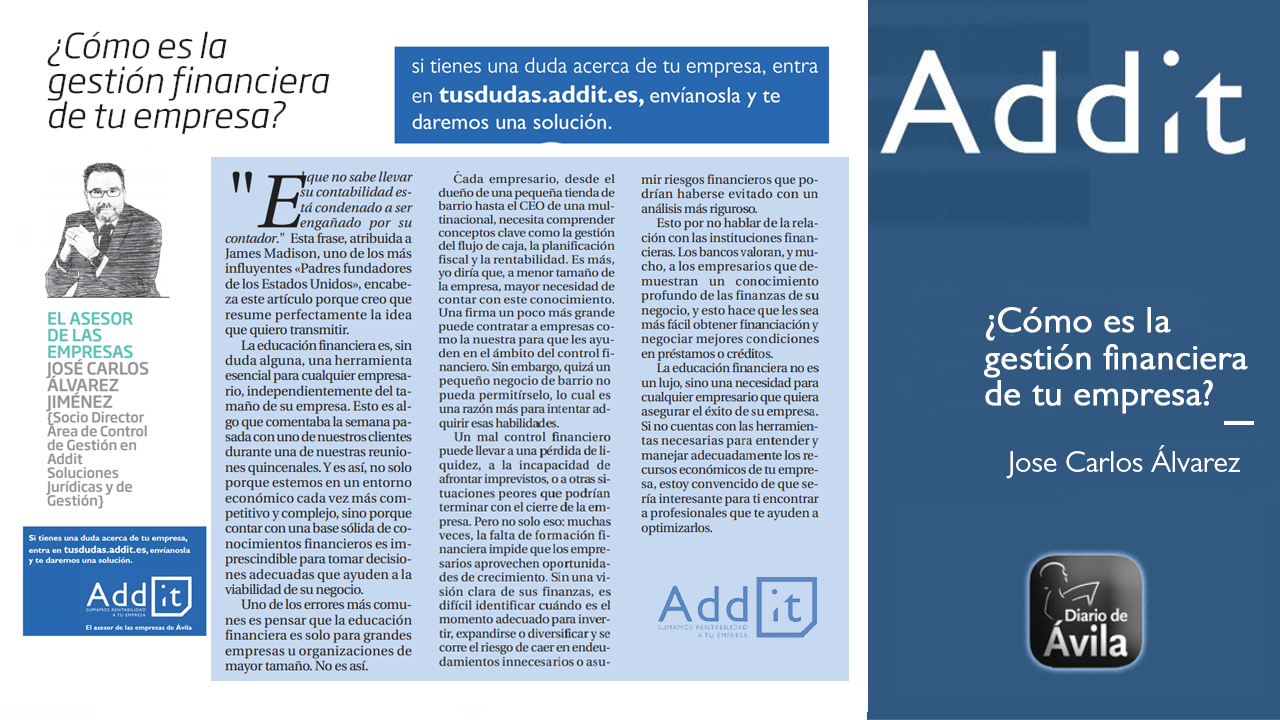como es la gestion financiera de tu empresa
