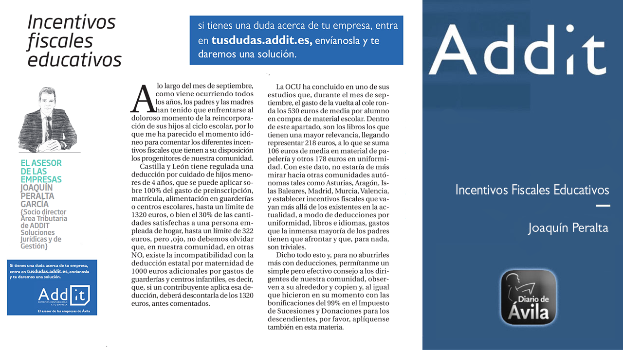 Incentivos Fiscales Educativos