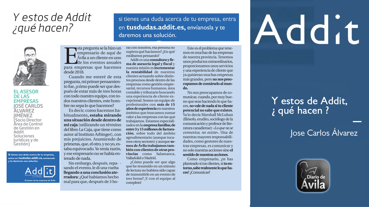 ¿ Qué hace Addit